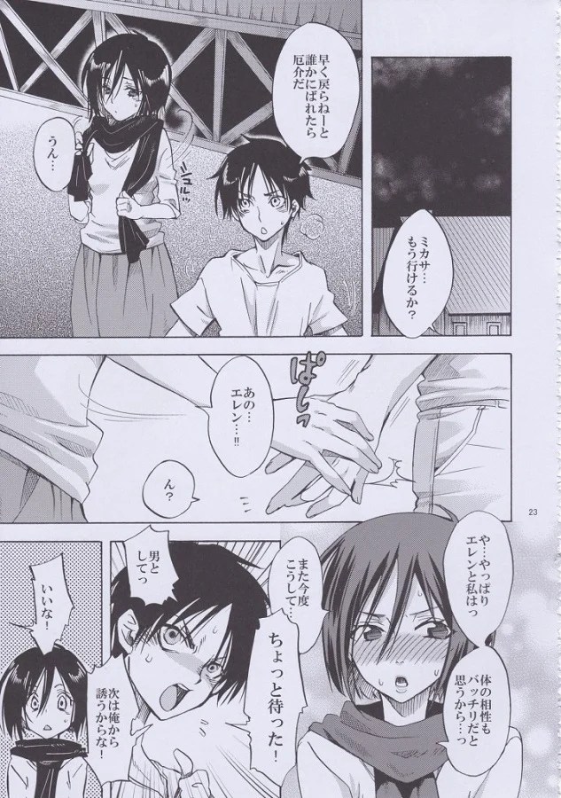 mikasa_daisukinaerennochinpowoferashitetoromannisounyuusaretekibunha_