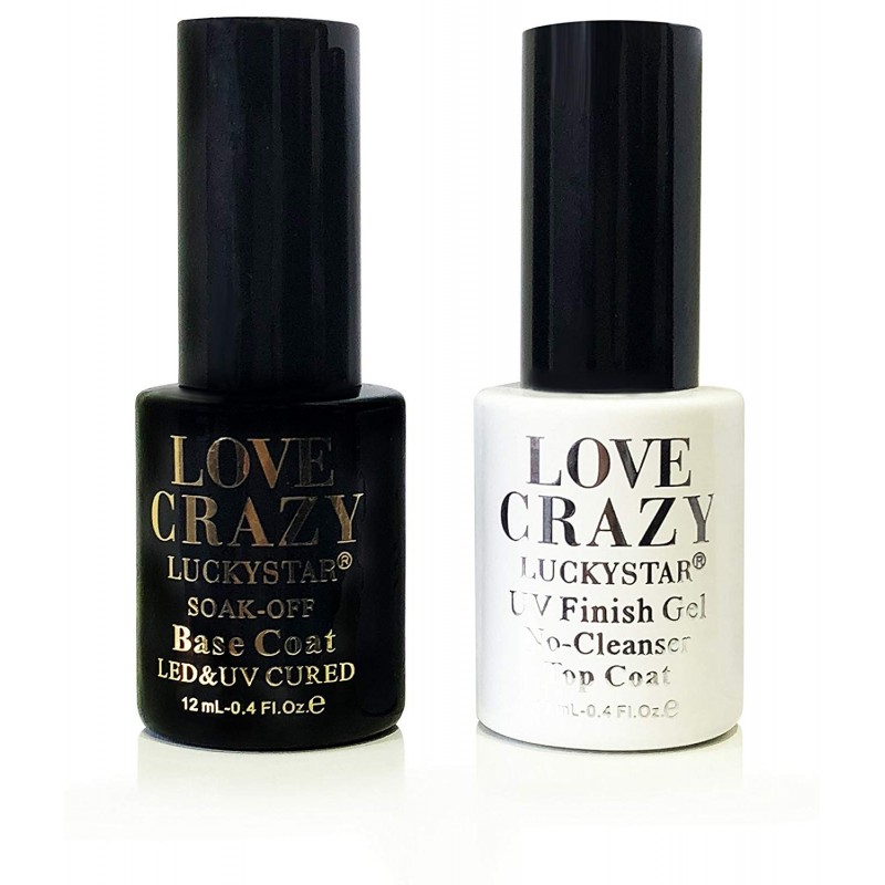 Top Coat y Base Coat para Esmaltes de Uña en Gel Permanente