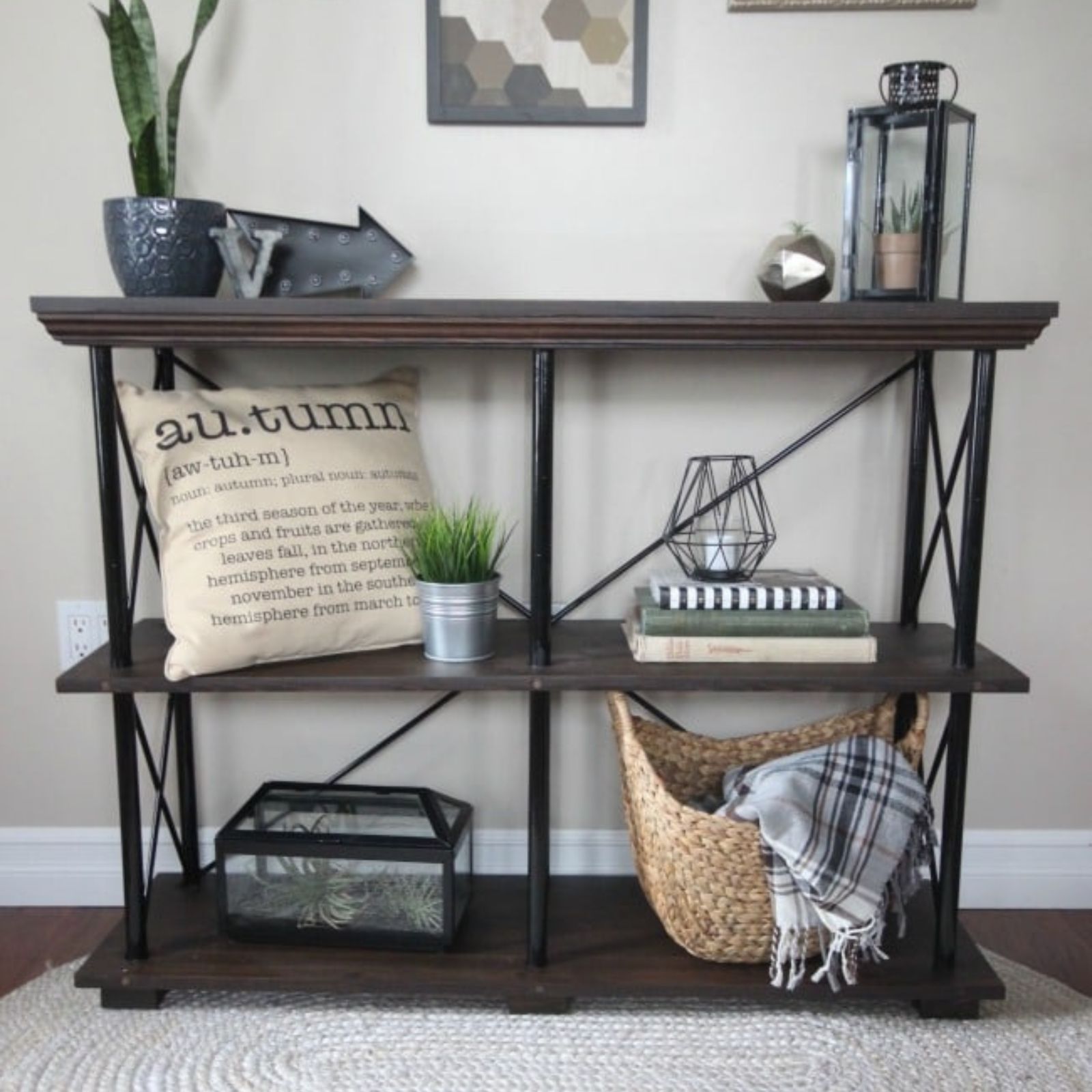 Rustic Industrial Shelf Love Create Celebrate