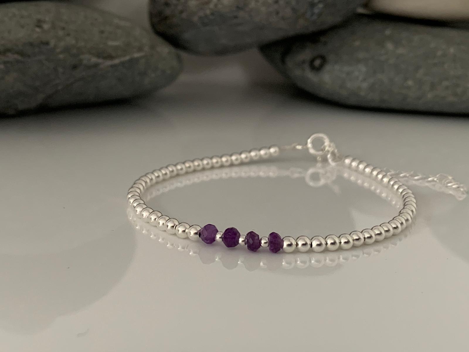 40th Amethyst Birthstone Bracelet Loved By Venus