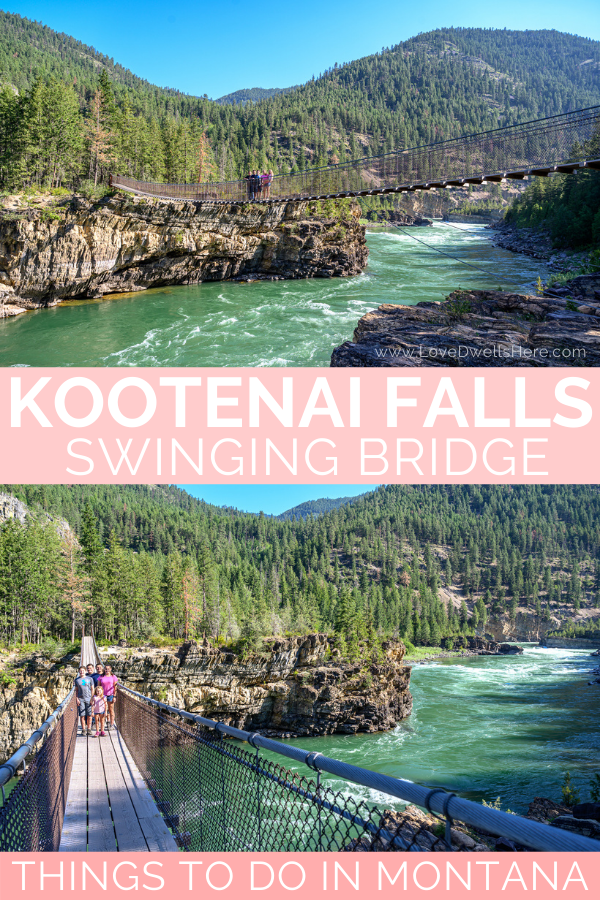 The Hidden Kootenai Falls Swinging Bridge Montana