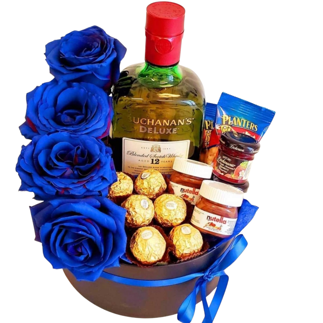 G003 Beautiful Decorated Box Love Flowers Miami