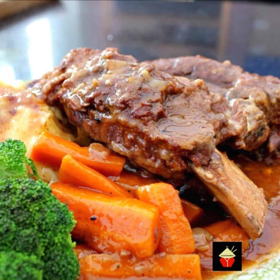 Balsamic Glazed Slow Cooked Pork Lovefoodies
