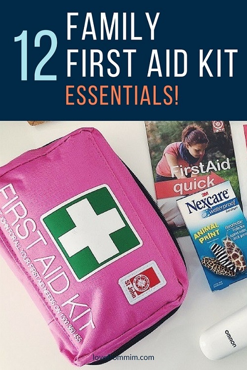 12 Family First Aid Kit Essentials + Free Checklist!