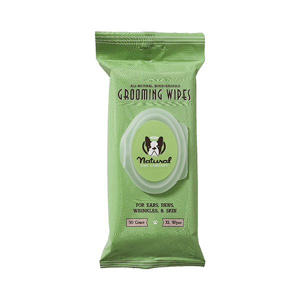 Natural Dog Grooming Wipes 50ct Happy Tails
