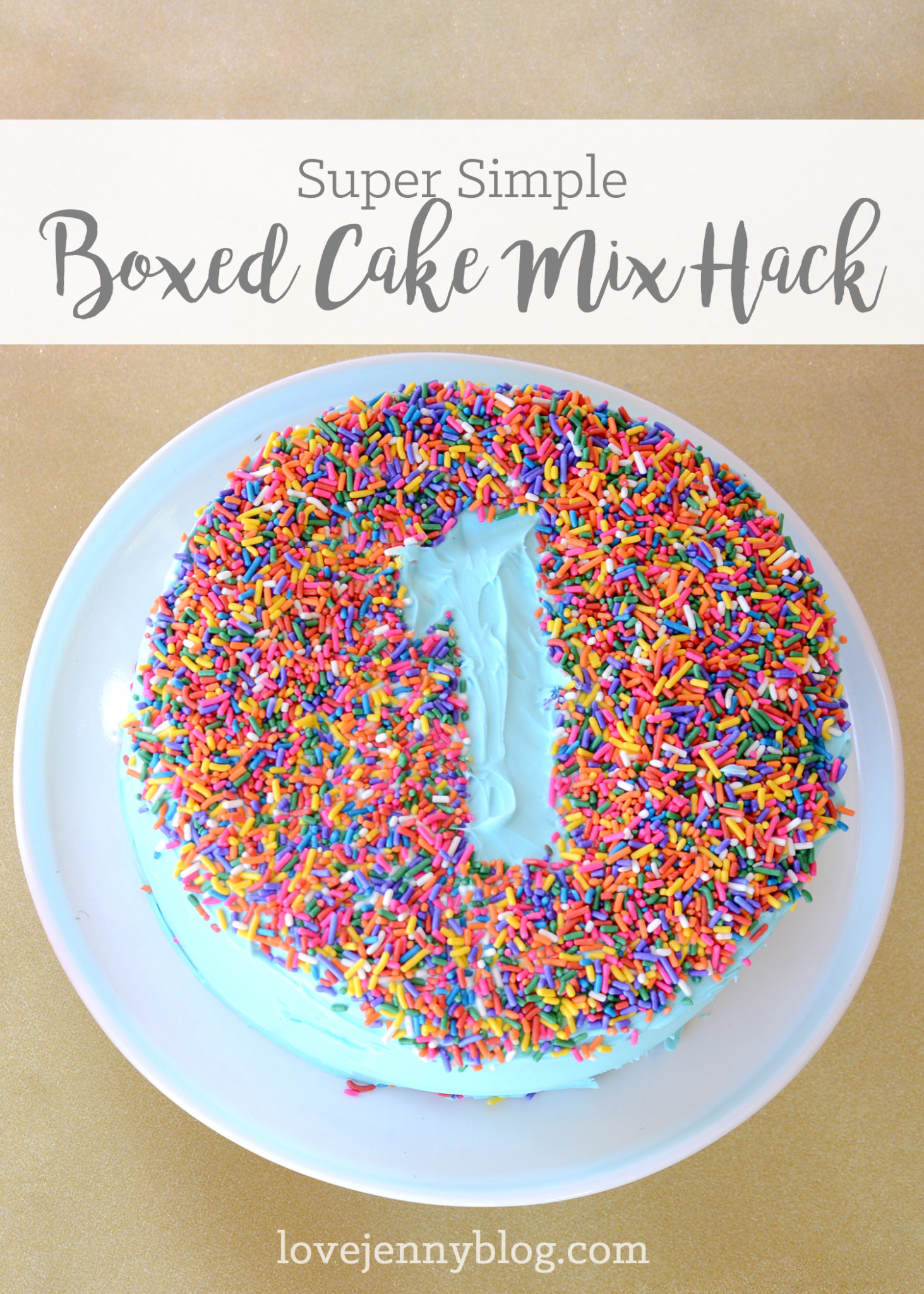 Super Simple Boxed Cake Mix Hack