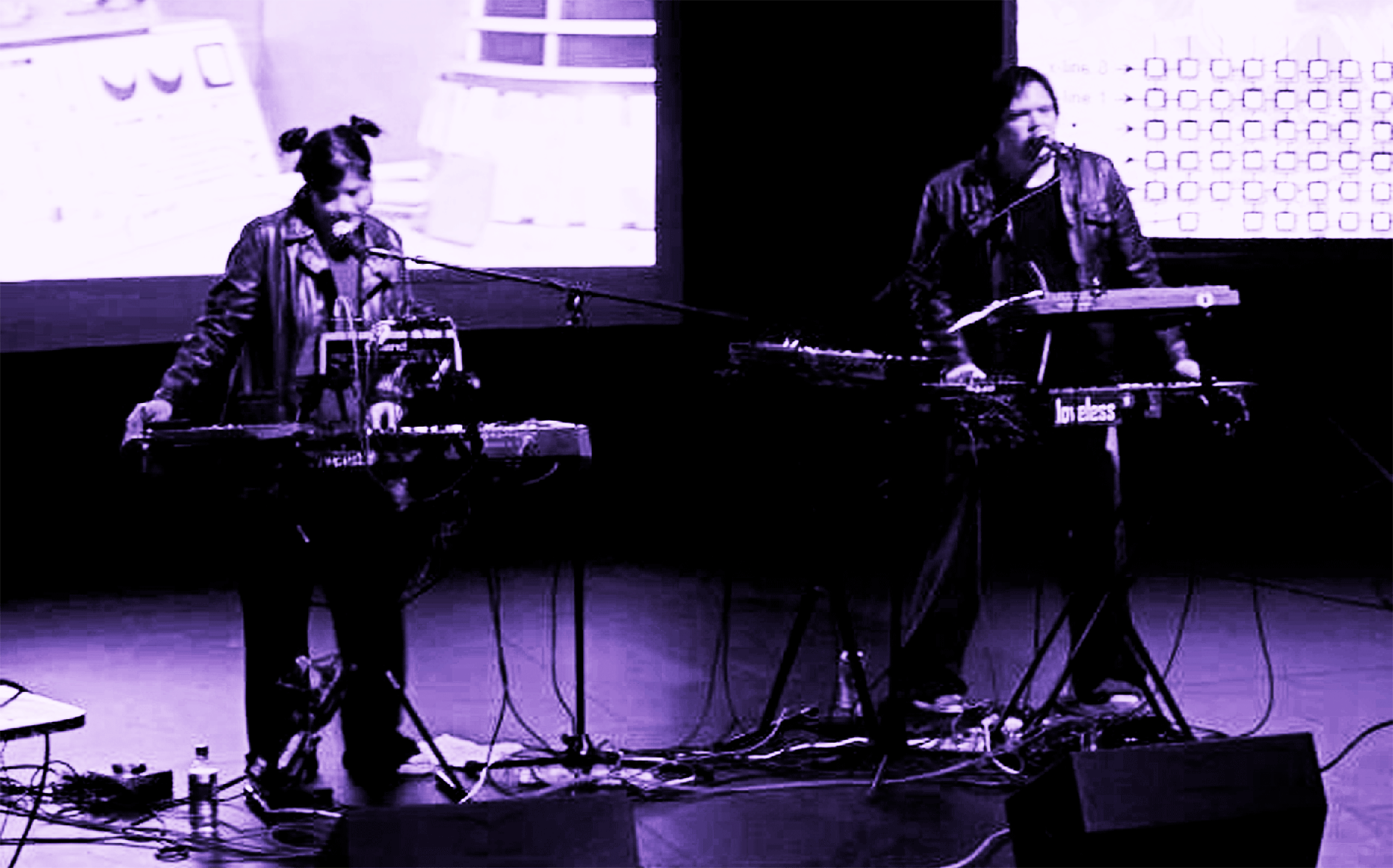 LOVELESS About Us SynthPop FuzzPop NewWave Duo Band Musical Group