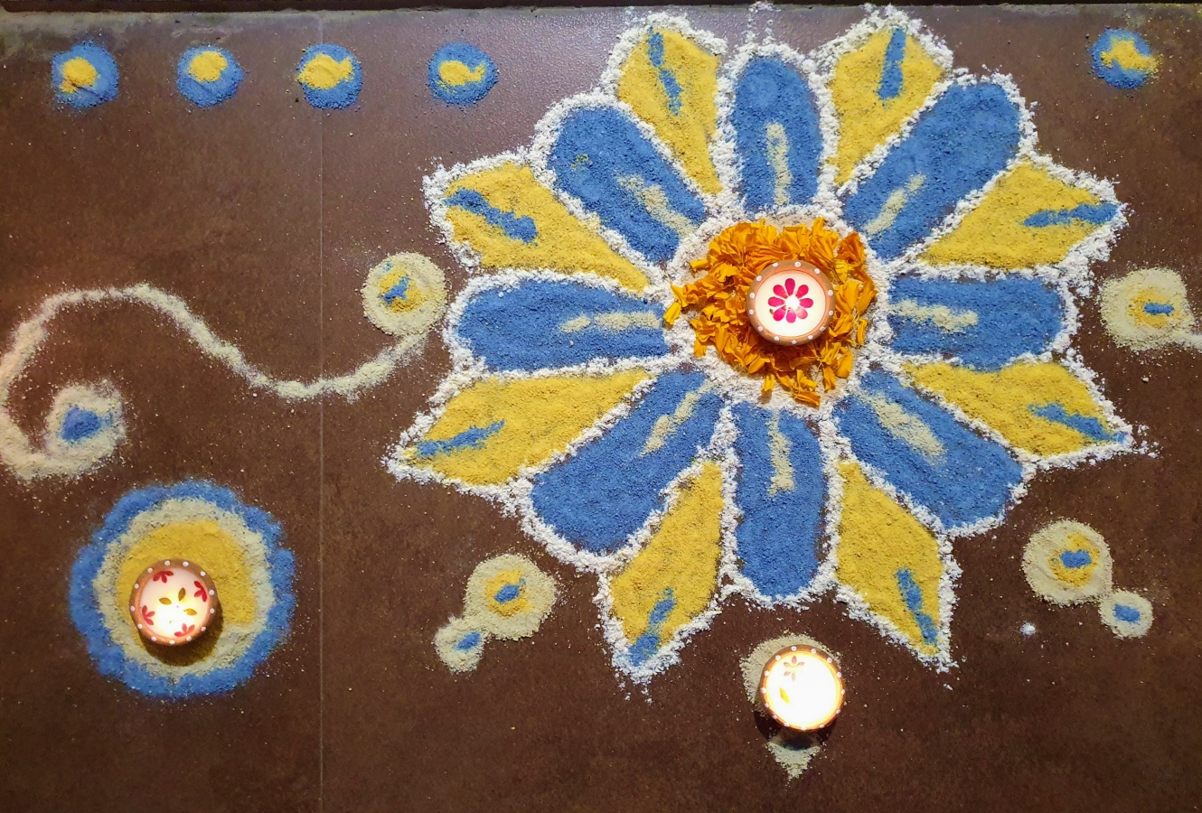 How to Level Up your Rangoli Skills with Homemade Colours Love, Life