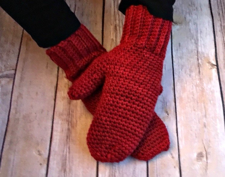 Basic Mittens Free Crochet Pattern love. life. yarn.