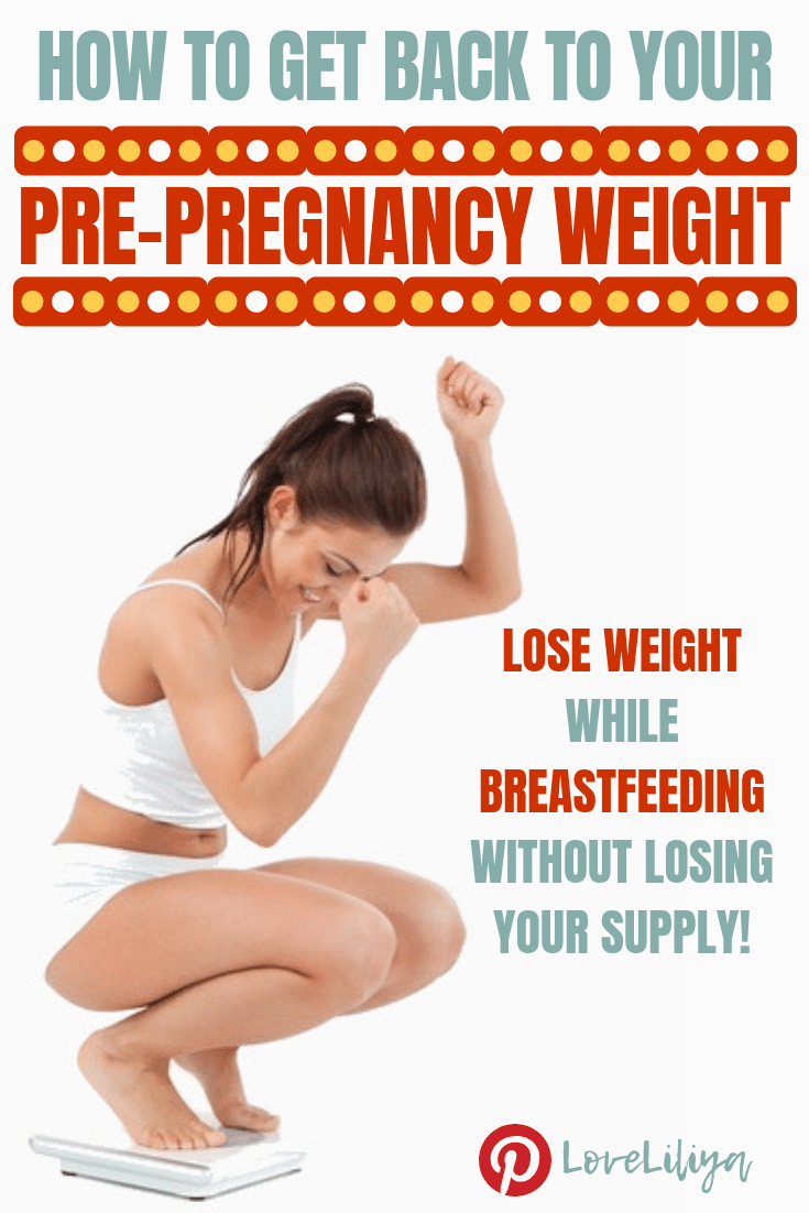 breastfeeding and not losing weight