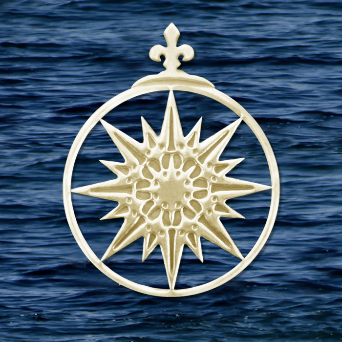 Buy Compass Rose Pin Online Today