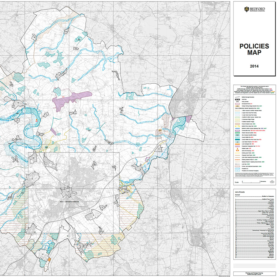 Proposals Maps for Bedford Borough Council Lovell Johns