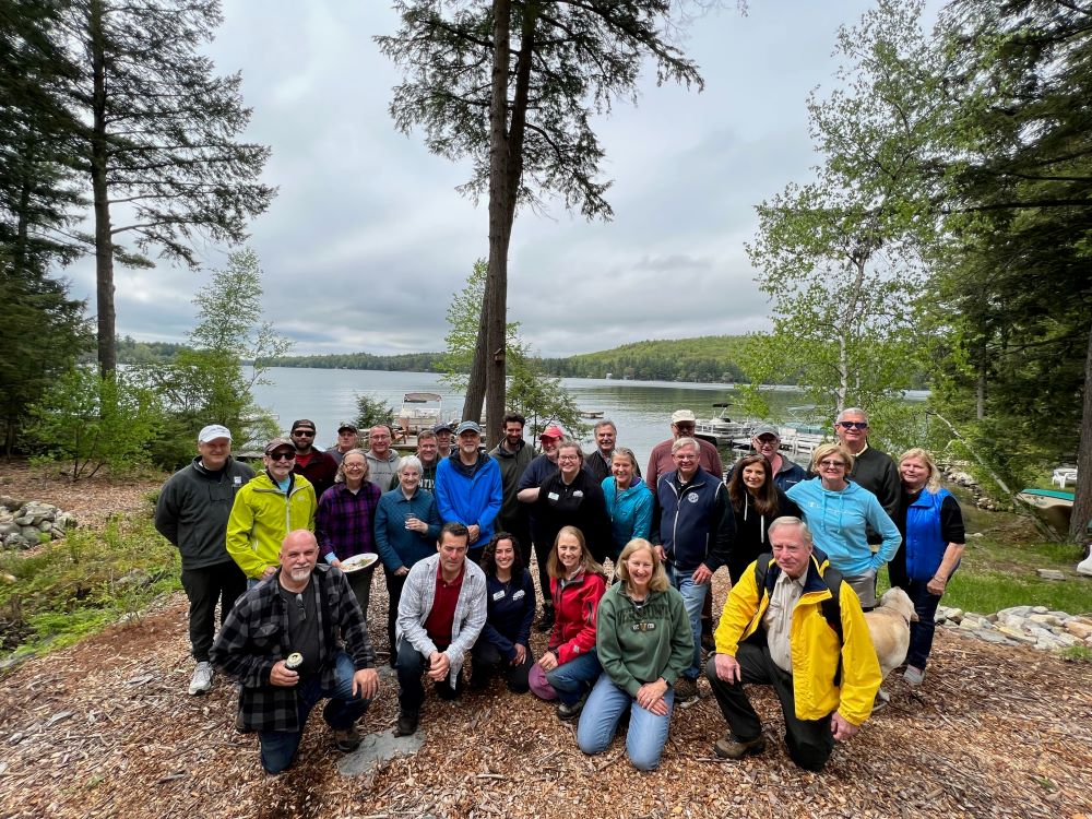 AWWA, NHDES, NH Lakes & LLA Volunteers Conduct 2022 Lovell Lake