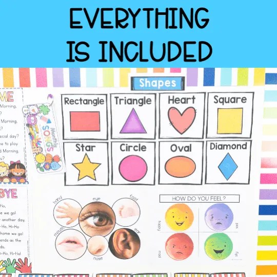 3 Year Old Circle Time Board and Songs Lovely Commotion Preschool