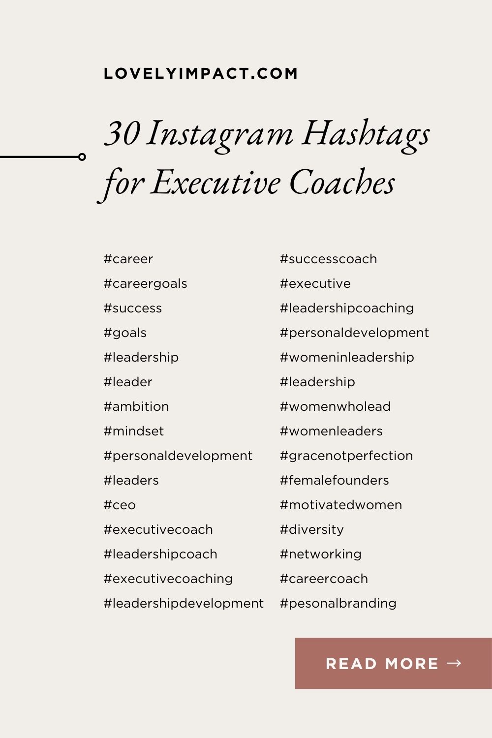 150 Best Coaching Hashtags for Instagram (2021 List) Lovely Impact