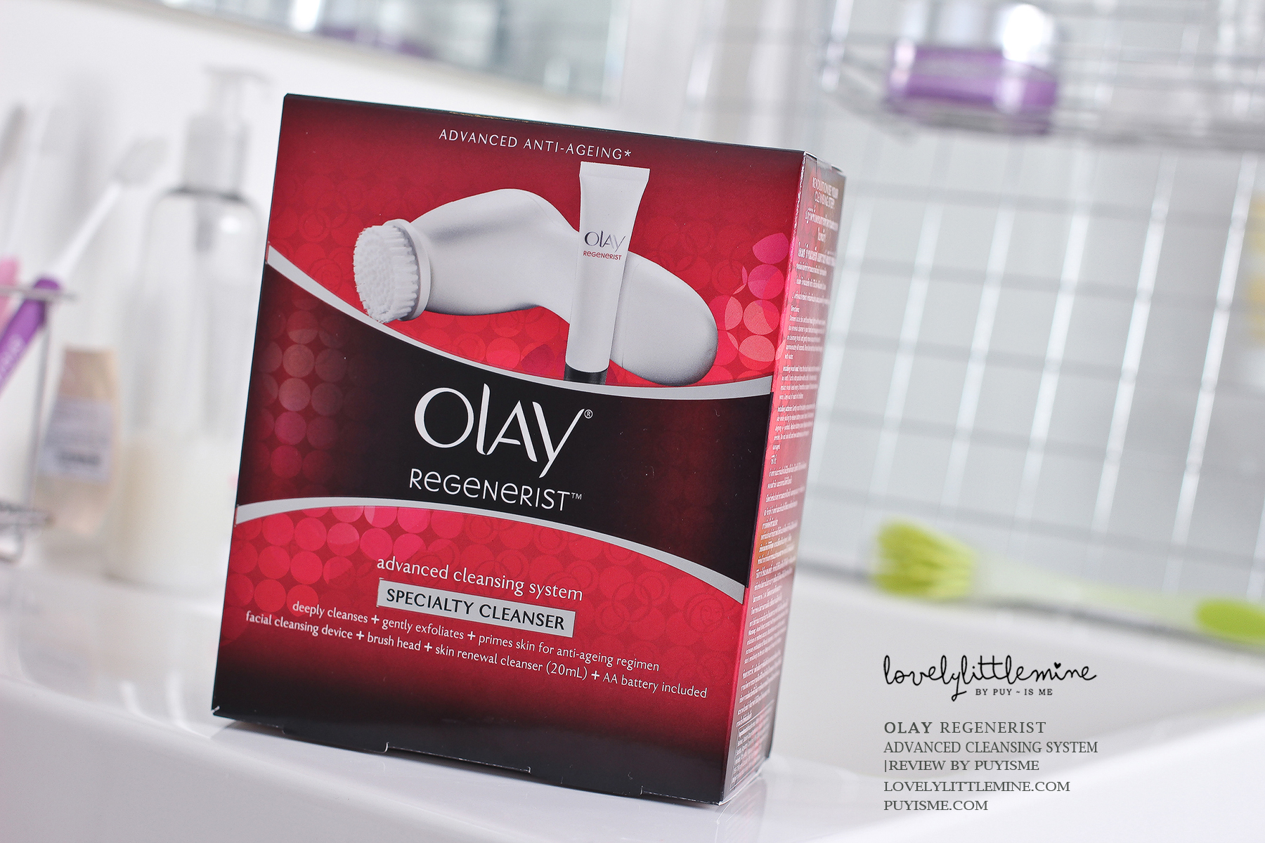 PuYisme "แปรงล้างหน้า" Olay Regenerist Advanced