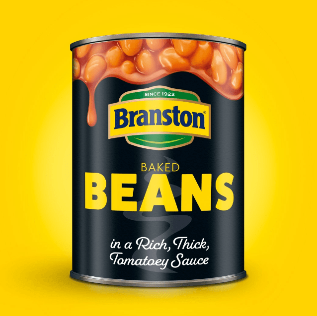 Branston Baked Beans Packaging Redesign