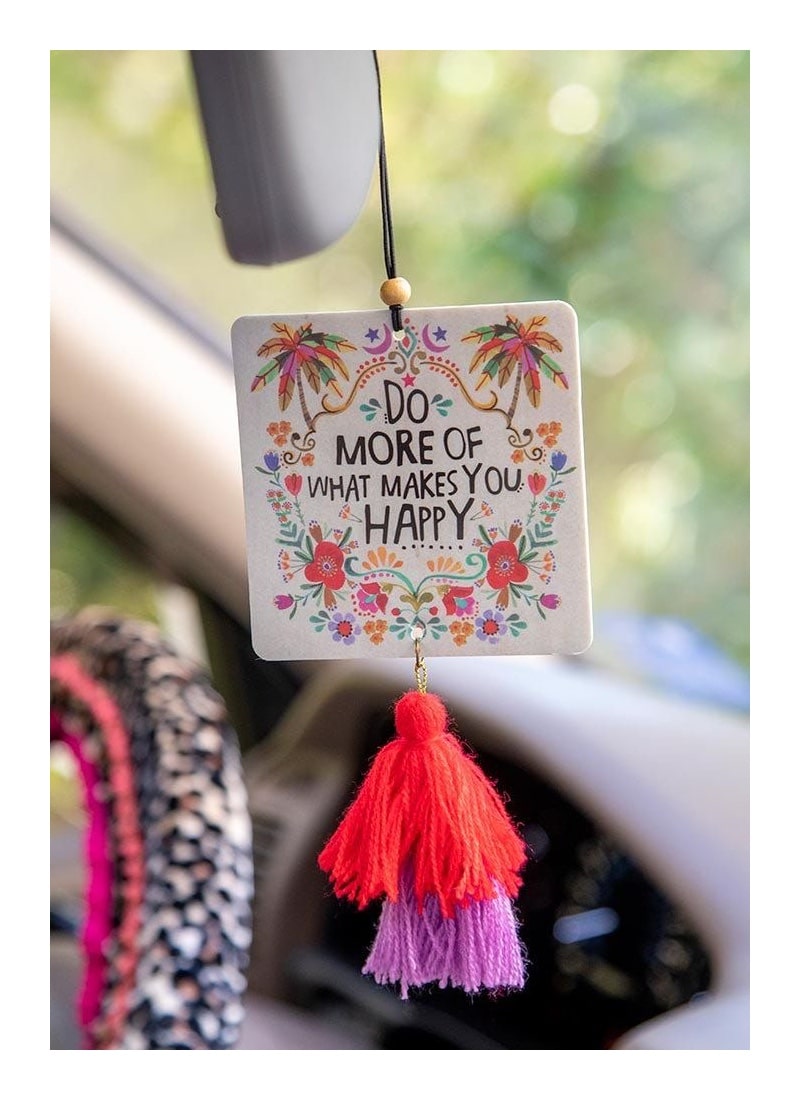 Air freshener, met happy quote Lovely Scarfs
