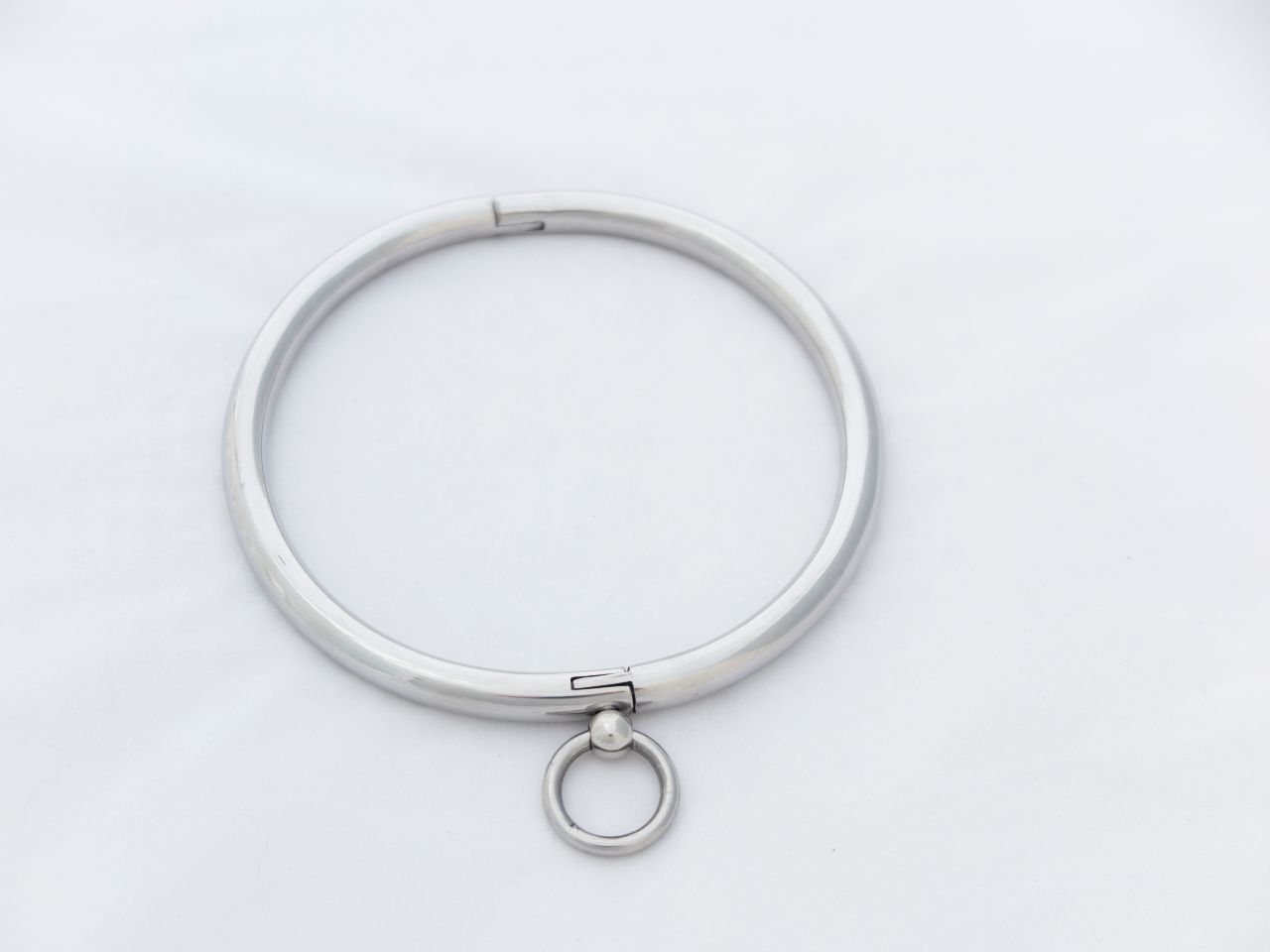 Eternity Collar in Solid Stainless Steel Metal Bondage and Fetish Toys