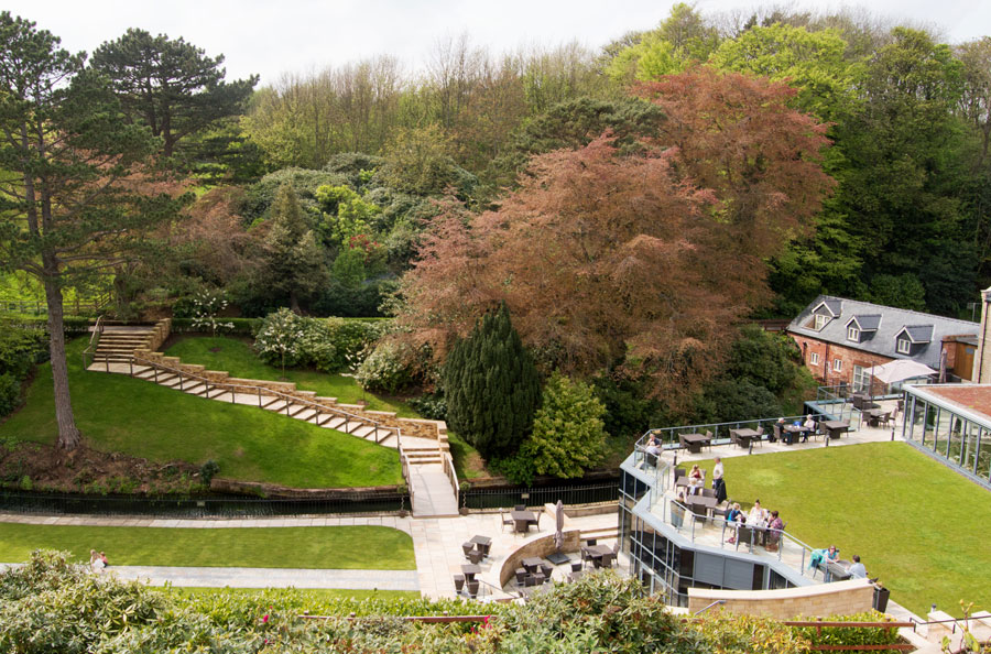 Relaxing at Raithwaite Hall, North Yorkshire
