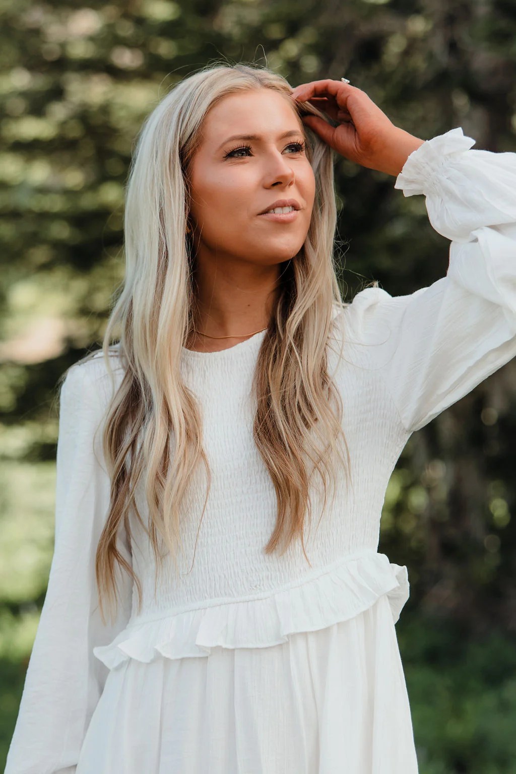 Mailee DressWhite Love Olive Co