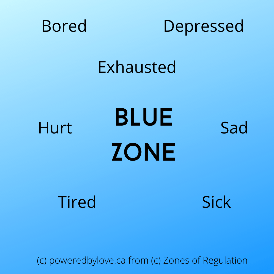 Blue Zone Signs Powered by Love