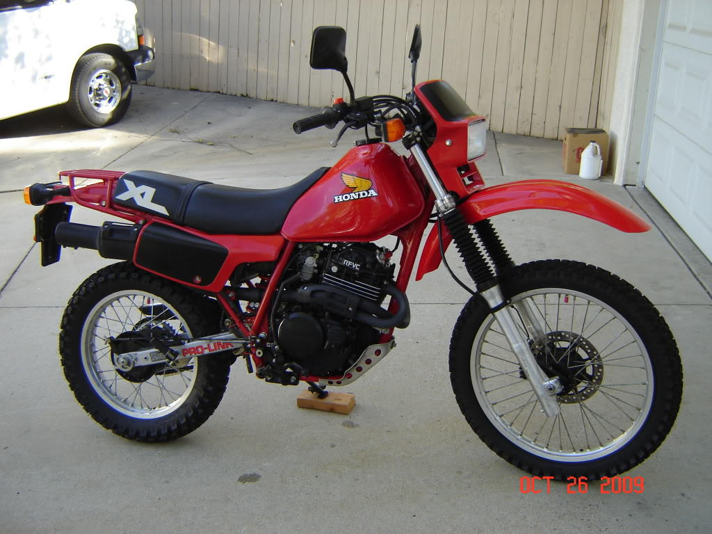 Review of Honda XL 350 R 1986 pictures, live photos & description