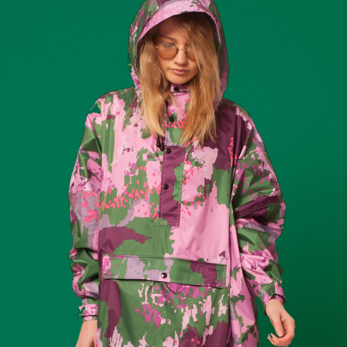 Rainkiss Regenponcho DIGI SPRING CAMO LoveStyleLiving