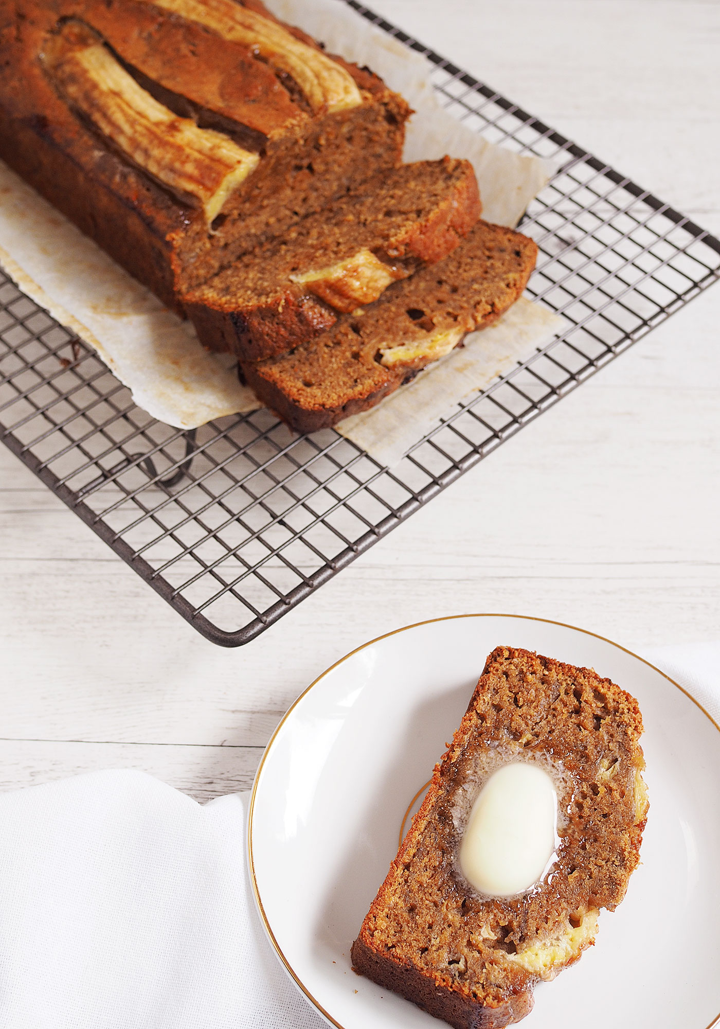 Browned Butter Banana Bread Love Swah