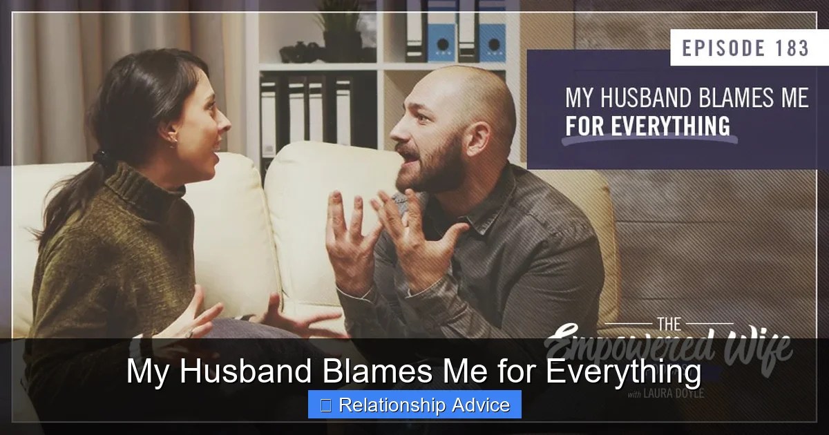 My Husband Blames Me for Everything LoveTra