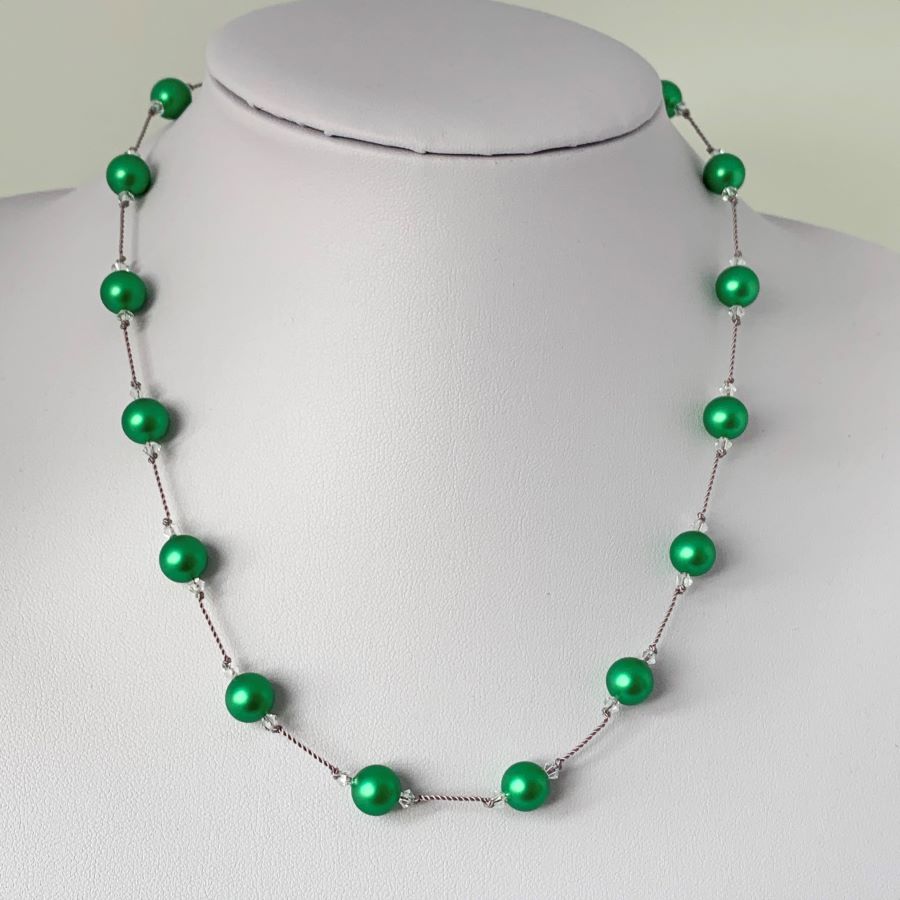 Swarovski crystal pearl necklace Enchanted Eden Love Your Rocks