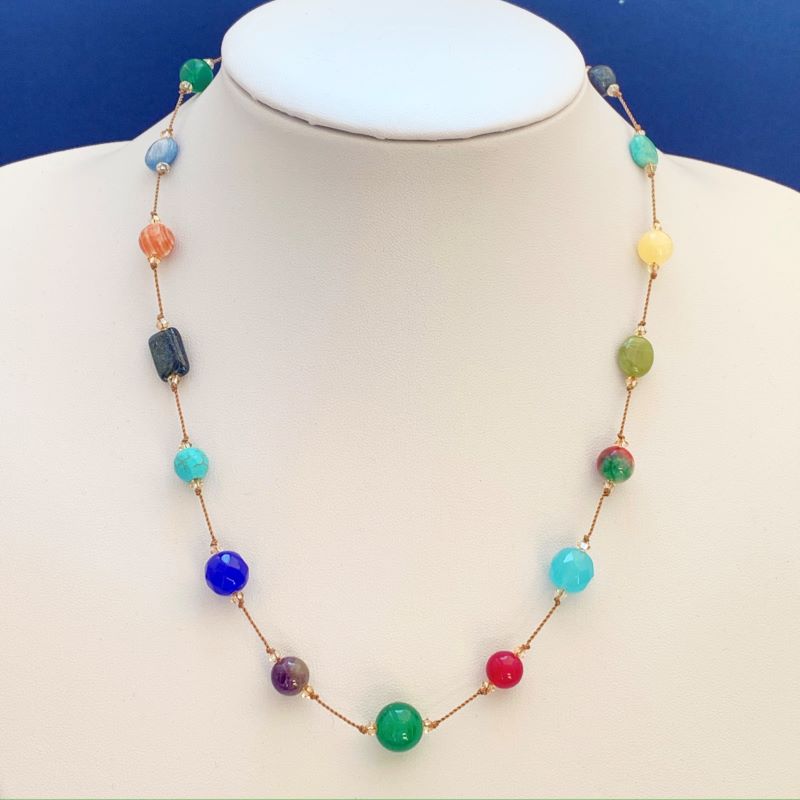 Multigemstone necklace Fiesta Love Your Rocks