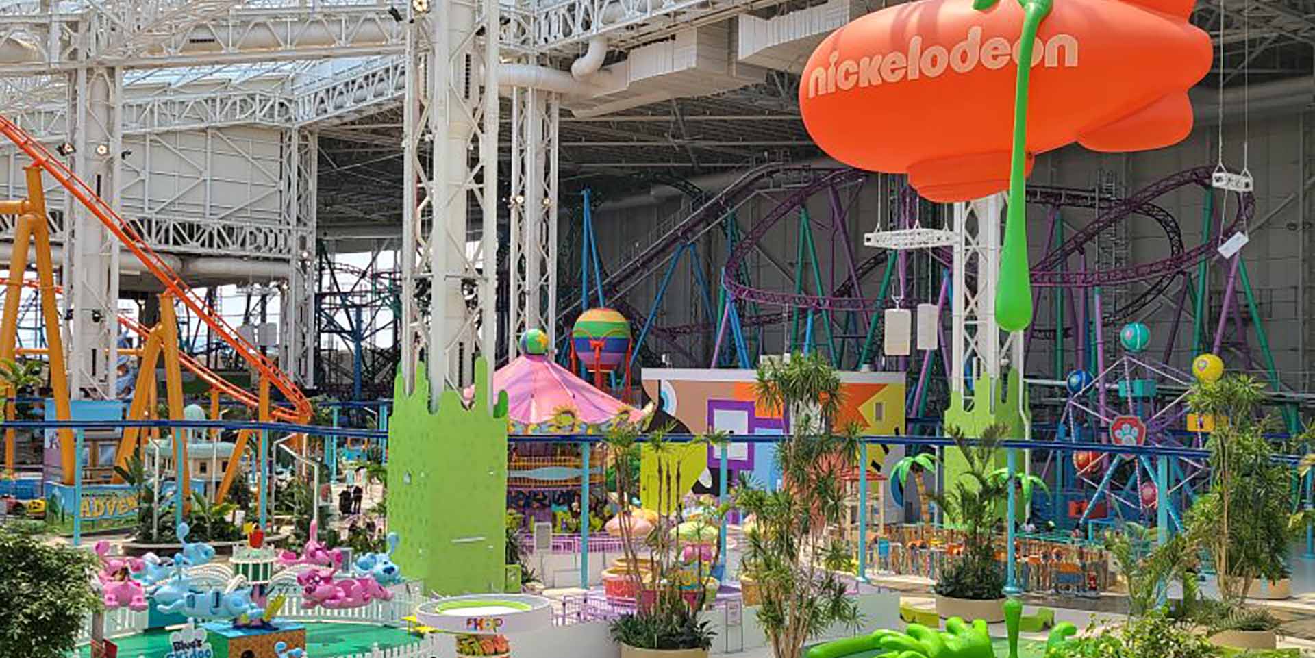 The Nickelodeon Universe in the American Dream Mall