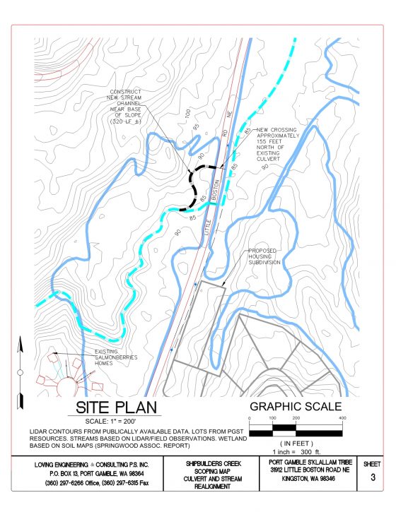 Shipbuilders Creek Conceptual Plan Culvert Replacement and Stream
