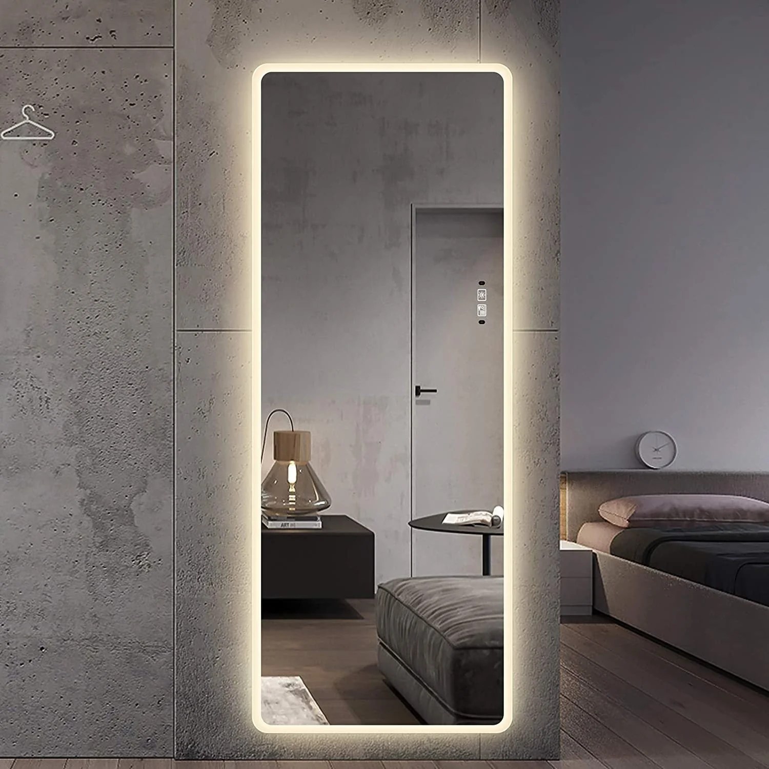 Full Length Backlit Mirror Lighted Vanity Body Induction Mirror LOVMOR