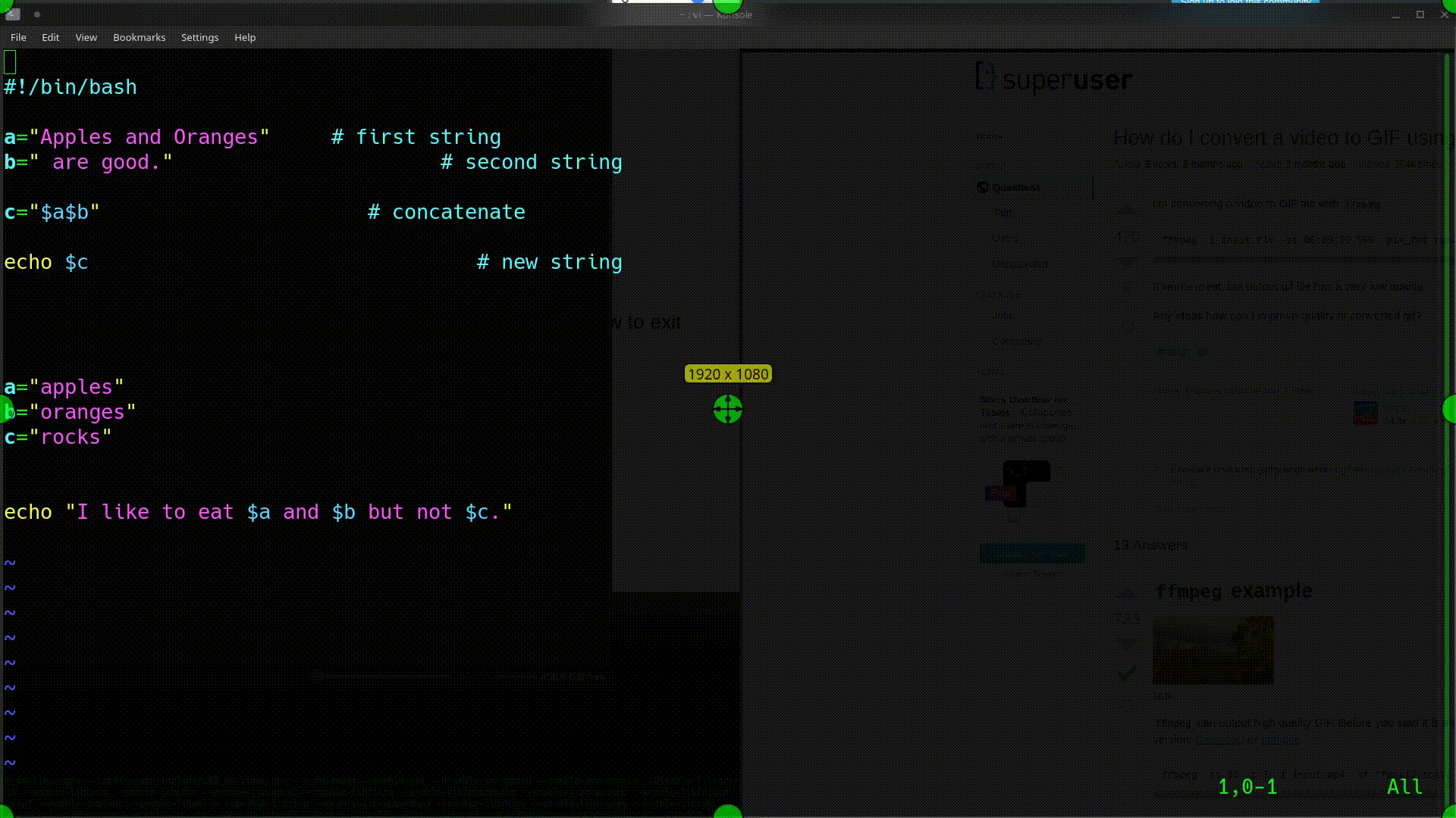 Linux How To Exit Vi / Vim Low Orbit Flux