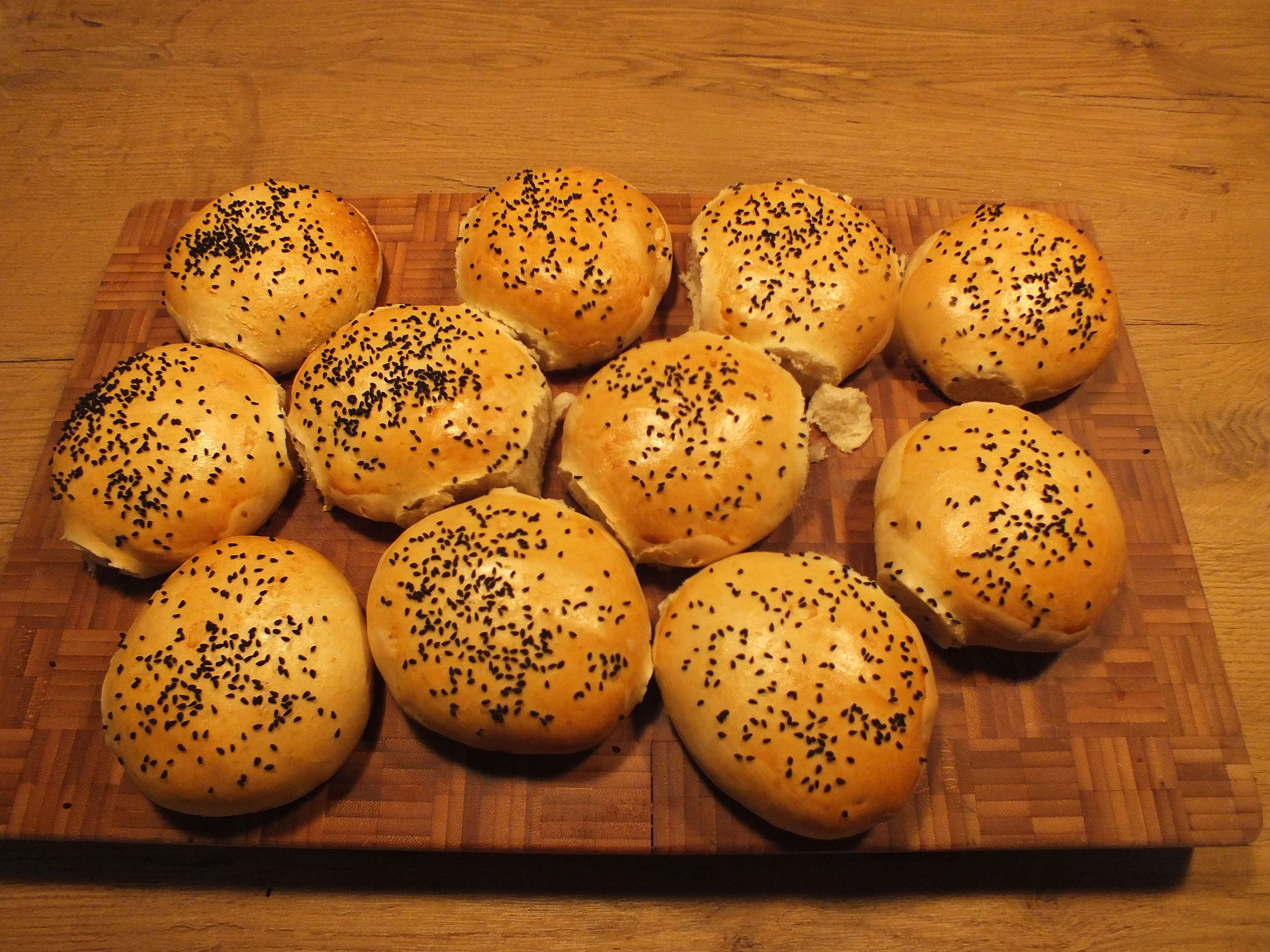 Klassische Burger Buns
