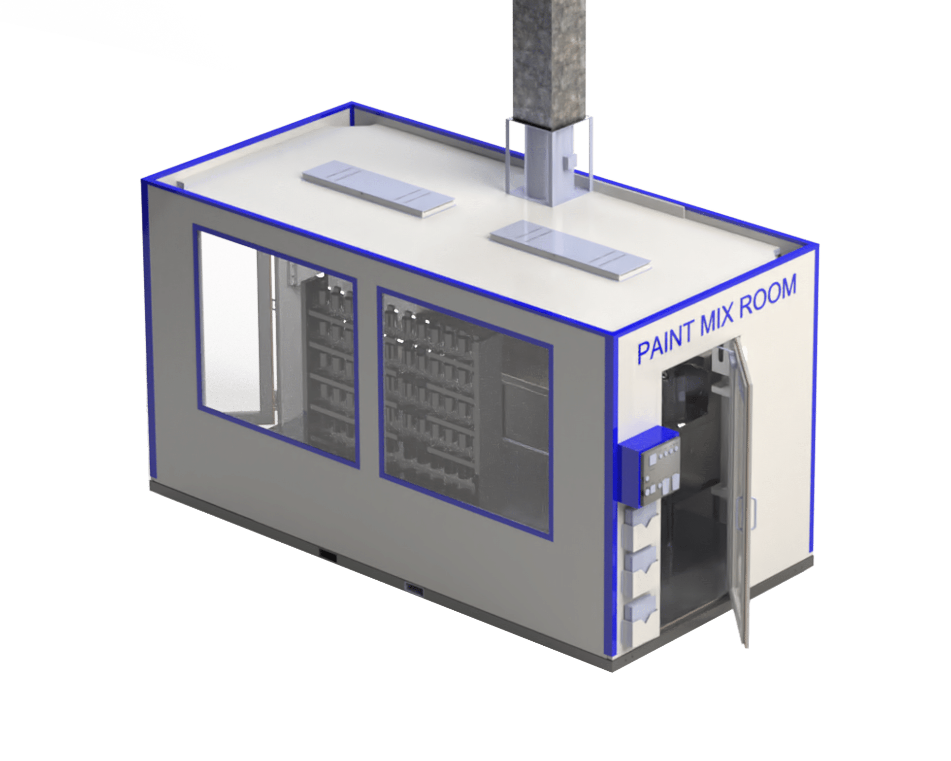 Fully compliant paint mixing rooms Lowbake