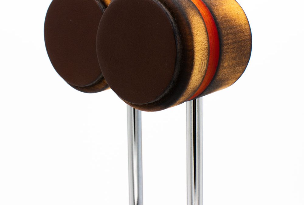 Lightweight Leather Daddy Bass Drum Beaters for Metal Drumming Low Boy Custom Beaters