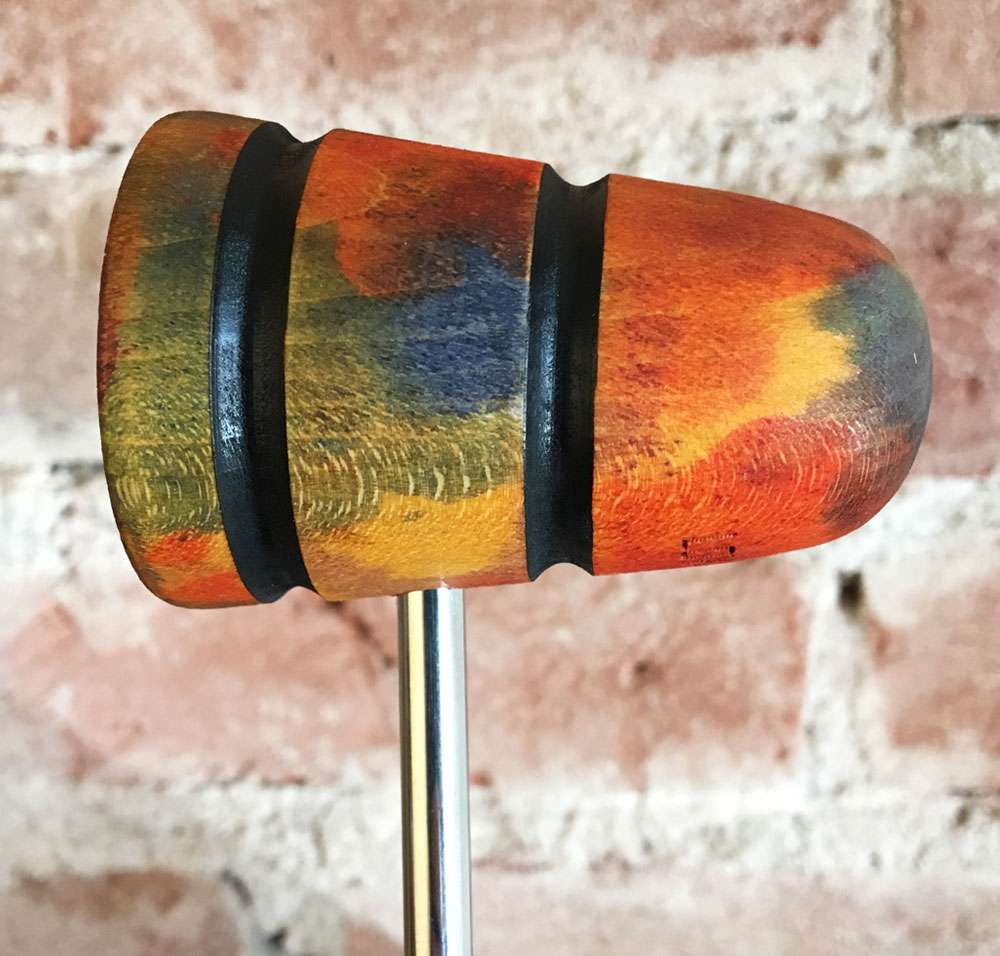 Pretty Pimpin Wood Bass Drum Beater Low Boy Custom Beaters