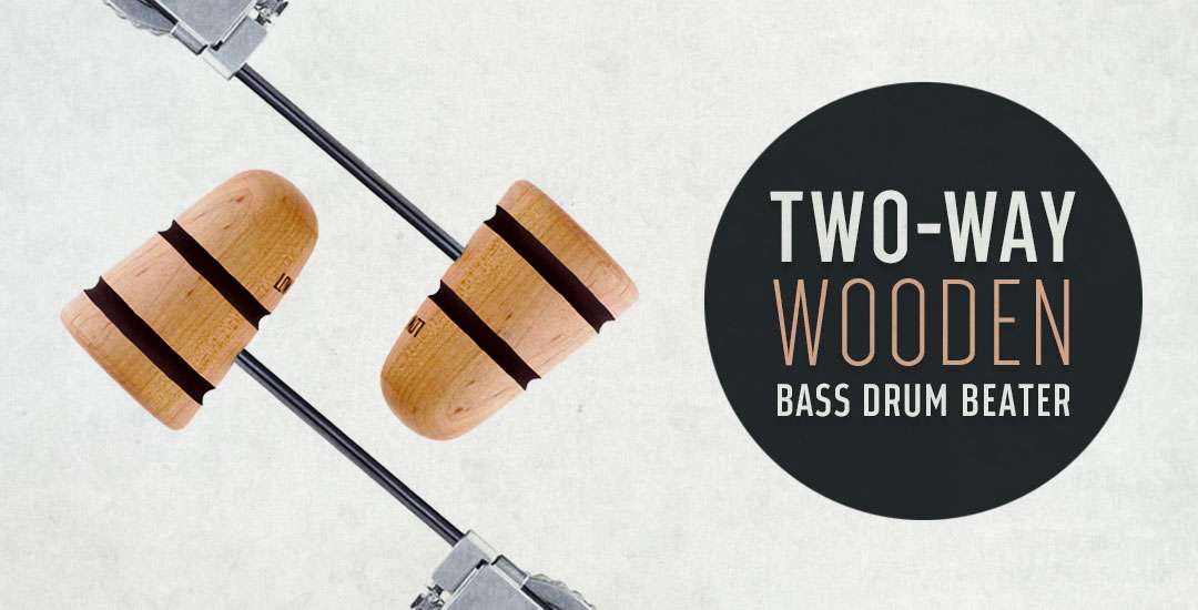 TwoWay Wood Bass Drum Beaters Low Boy Custom Beaters