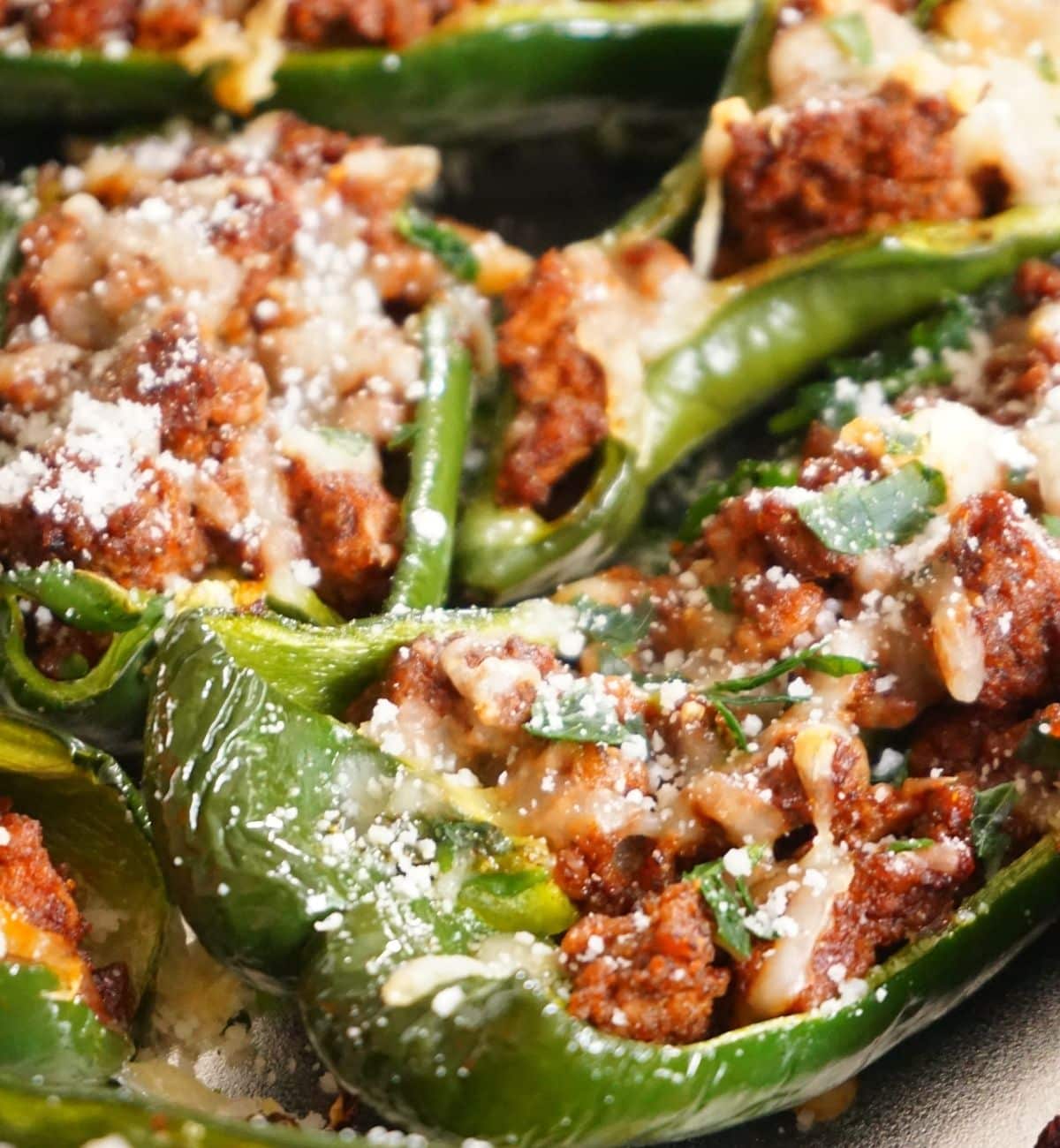 Keto Beef Stuffed Poblano Peppers — Low Carb Quick