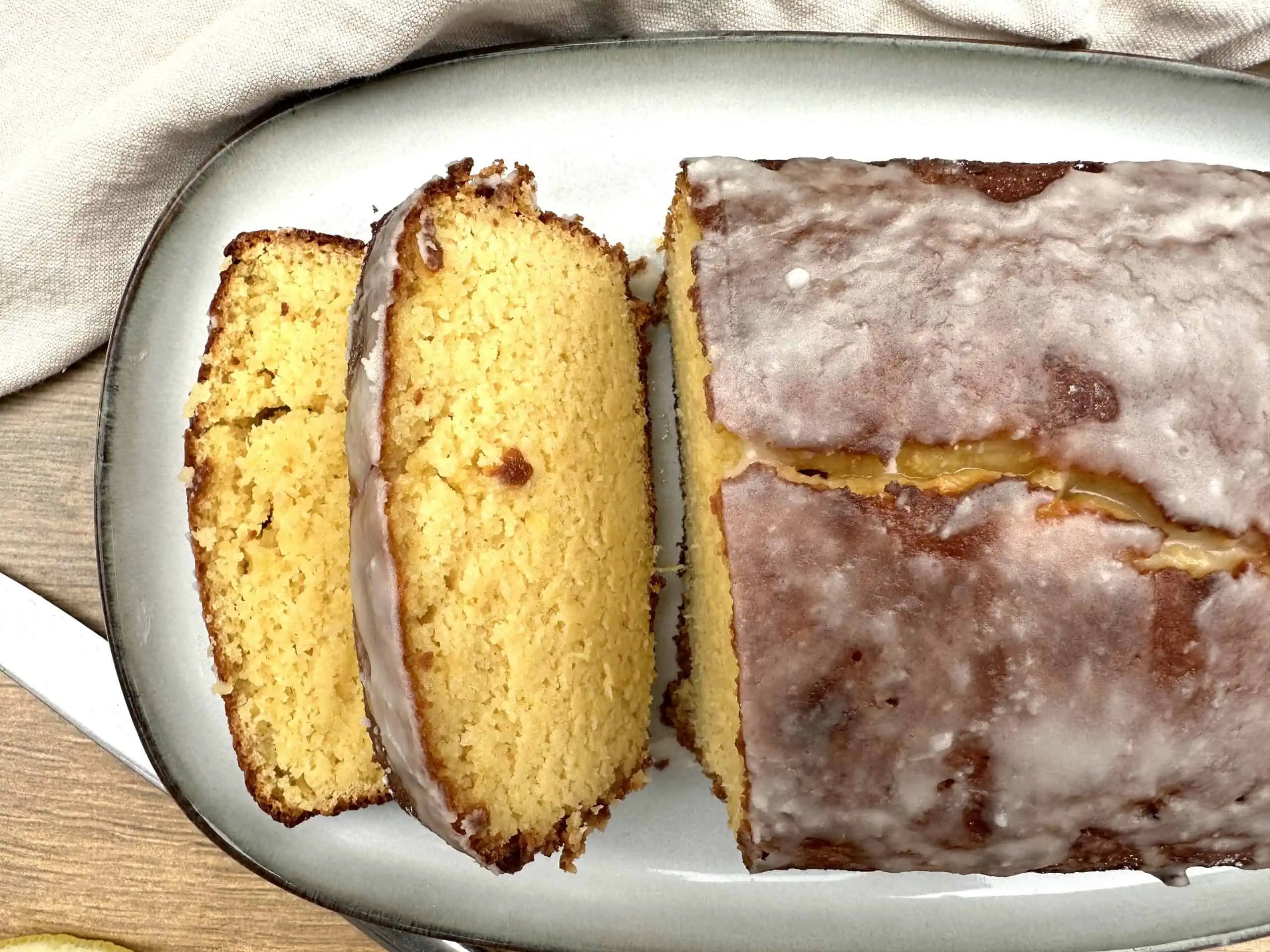 Keto Lemon Yogurt Cake with Almond Flour (Gluten Free) Low Carb