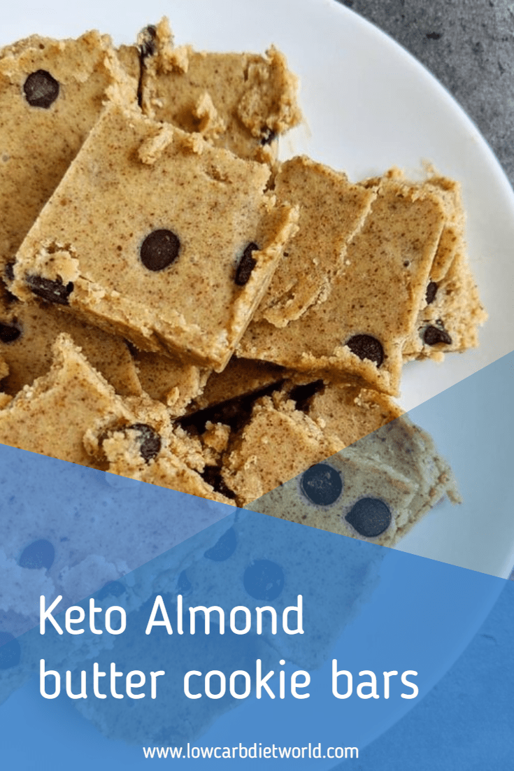 Keto Almond butter cookie bars Low Carb Tips