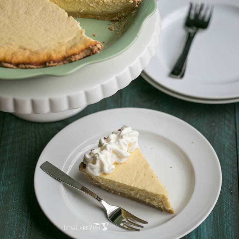 Sweet Ricotta Cheese Pie Gluten Free Low Carb Yum