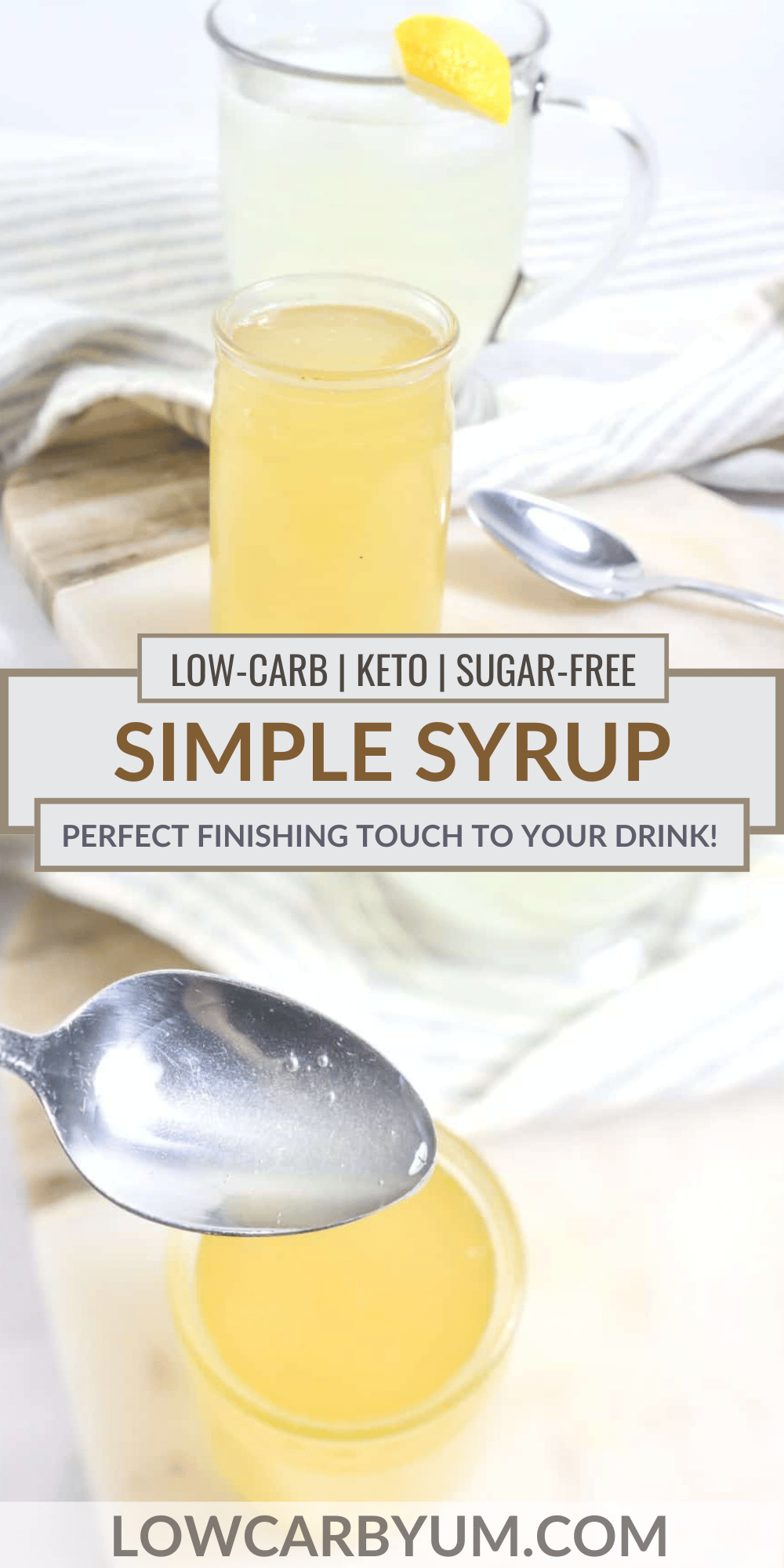 Keto Simple Syrup Low Carb Yum