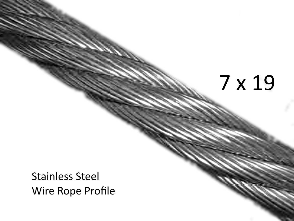 3.2mm Stainless Steel Wire Rope for Wire Balustrade Construction
