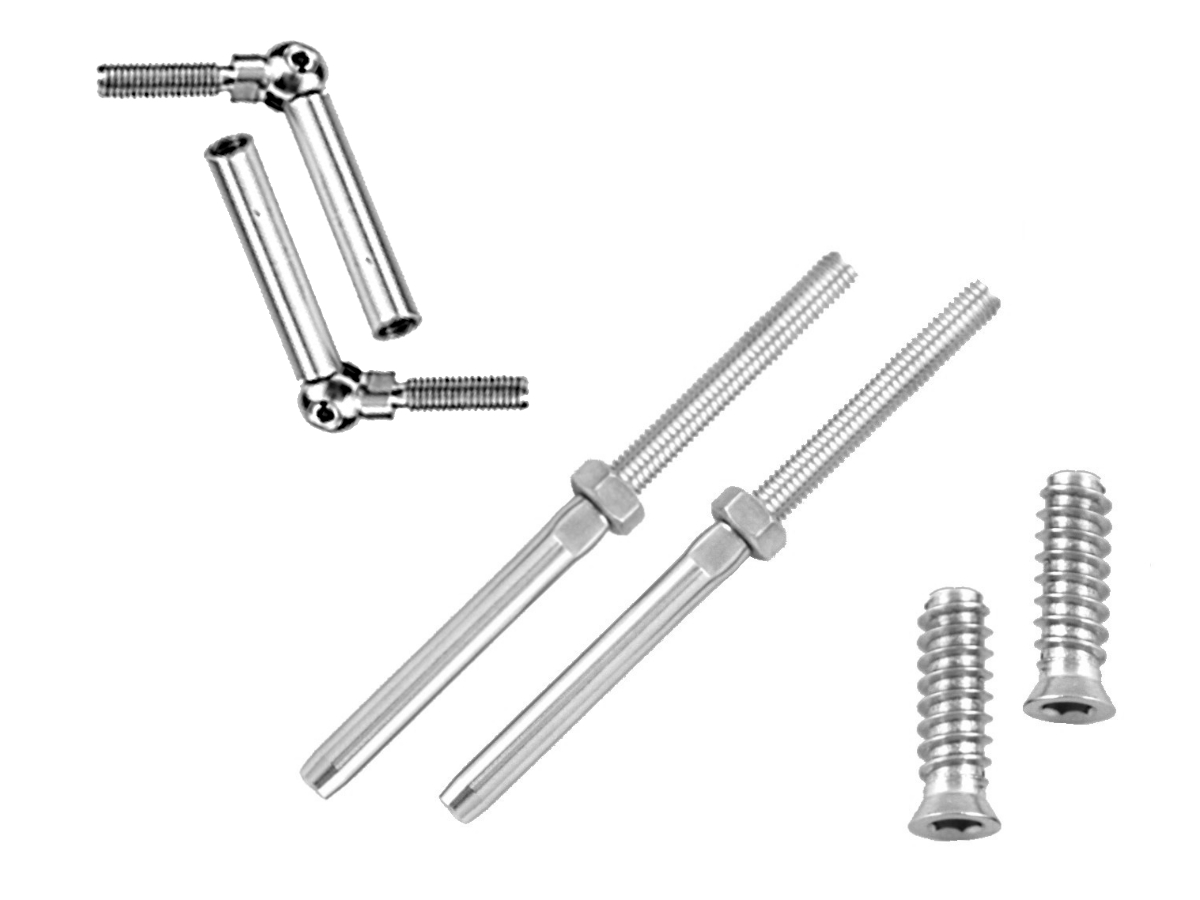 Swage Bolt RHT LHT Swivel Bolt Timber Insert SRTT