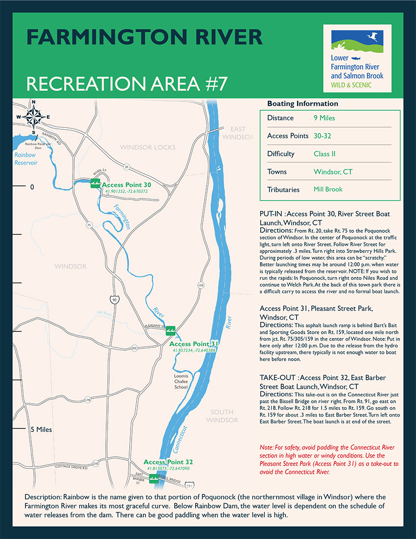 Maps Lower Farmington River and Salmon Brook Wild & Scenic