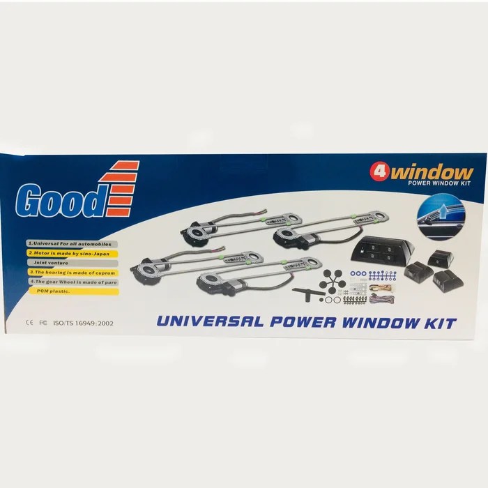 UNIVERSAL POWER WINDOW KIT/PERANGKAT POWER WINDOW MOBIL 2 PINTU GOOD 1